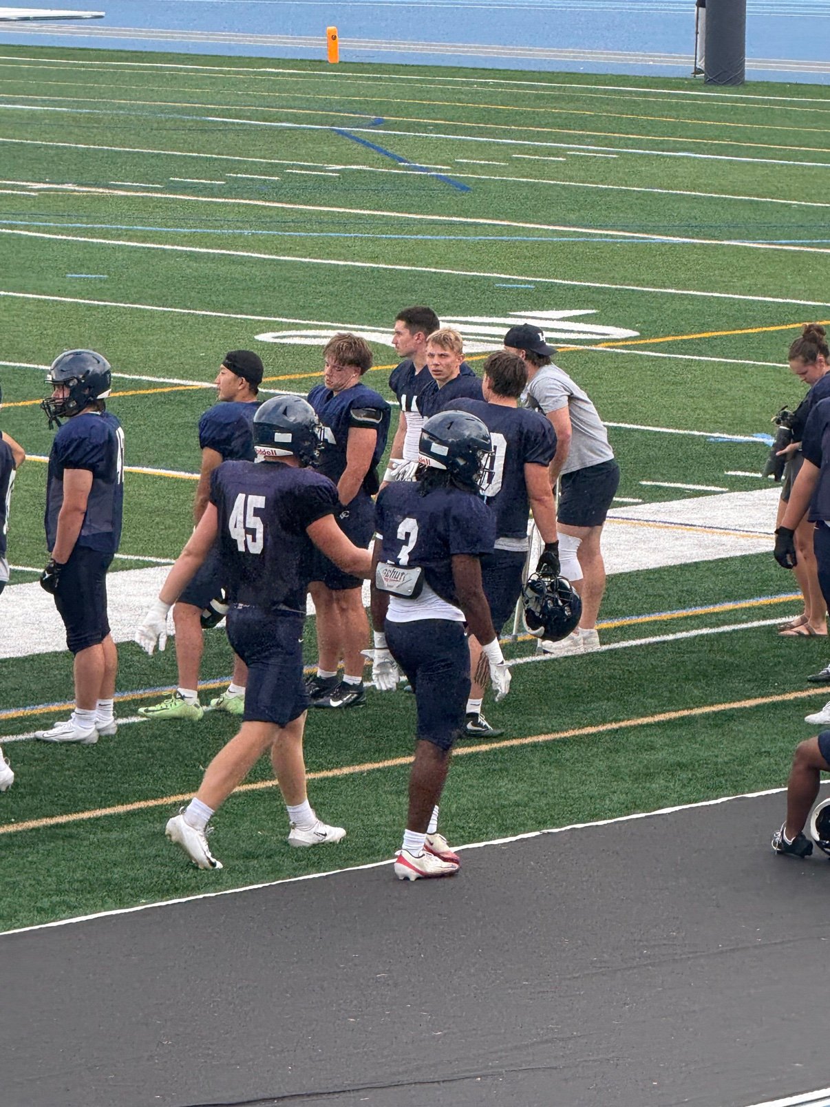 Wilson Hartley playing football